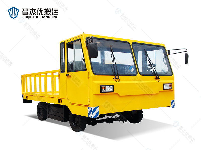 廠區(qū)專用重型物料搬運(yùn)方向盤電動四輪平板車