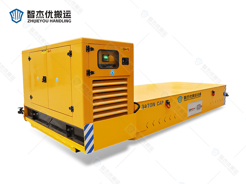 柴油發(fā)電機(jī)供電全向無軌轉(zhuǎn)運車